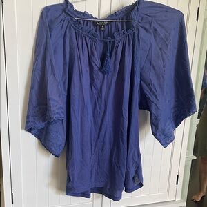 Ralph Lauren Blue Blouse